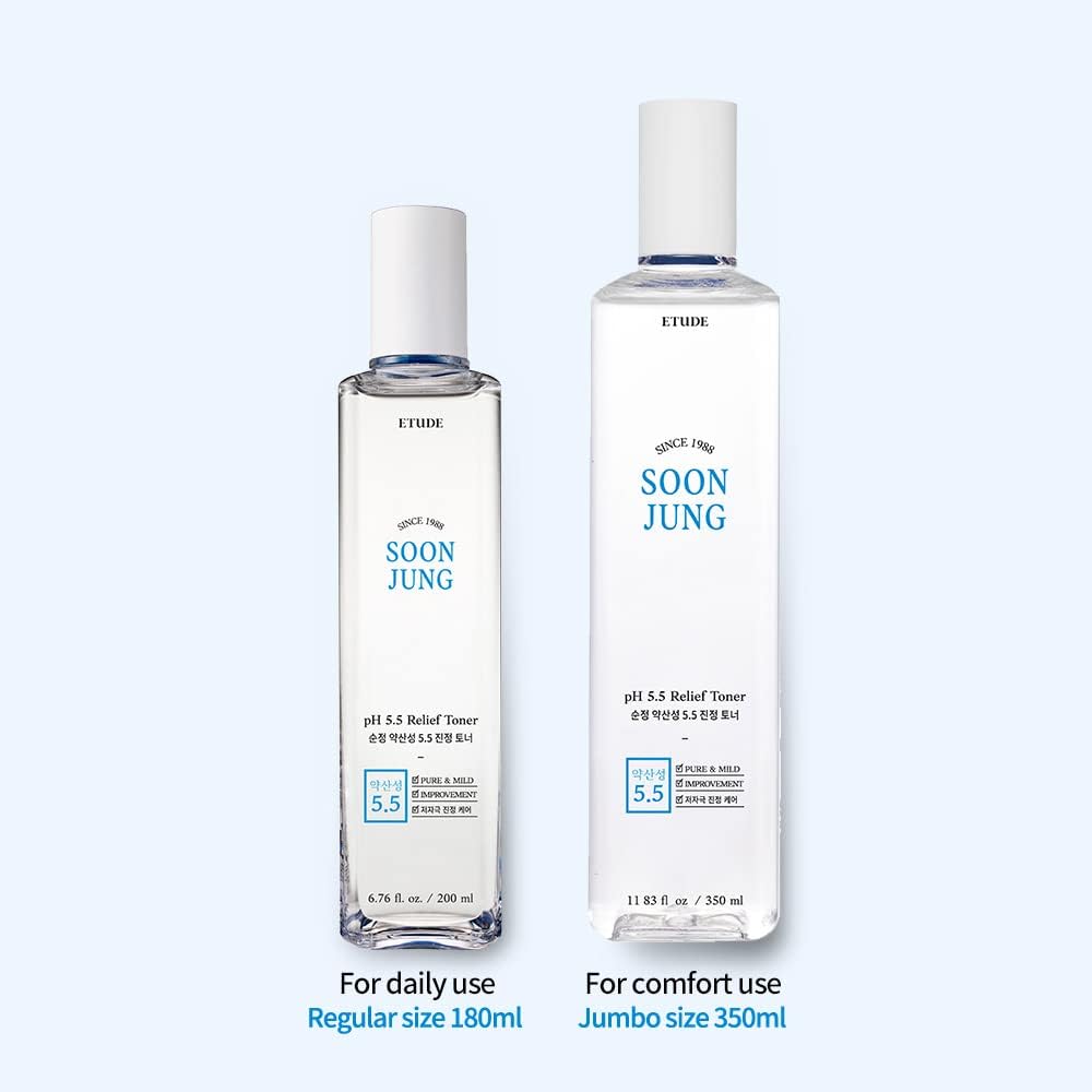 Etude Soon Jung PH 5.5 Relief Toner 200ml (2021)