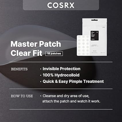 COSRX Master Pimple Patch Clear Fit 18 Patches