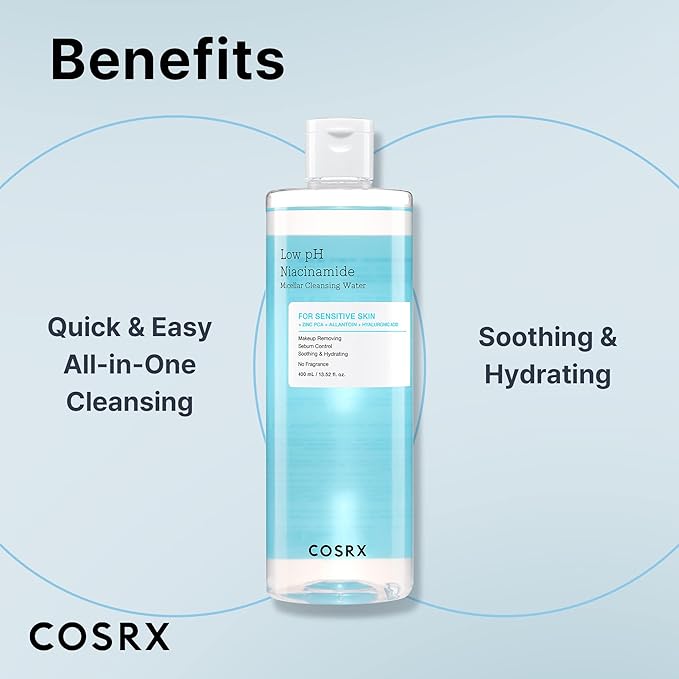 COSRX Low pH Niacinamide Micellar Cleansing Water 400ml