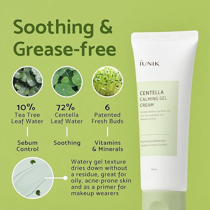 IUNIK Centella Calming Gel Cream 60ml