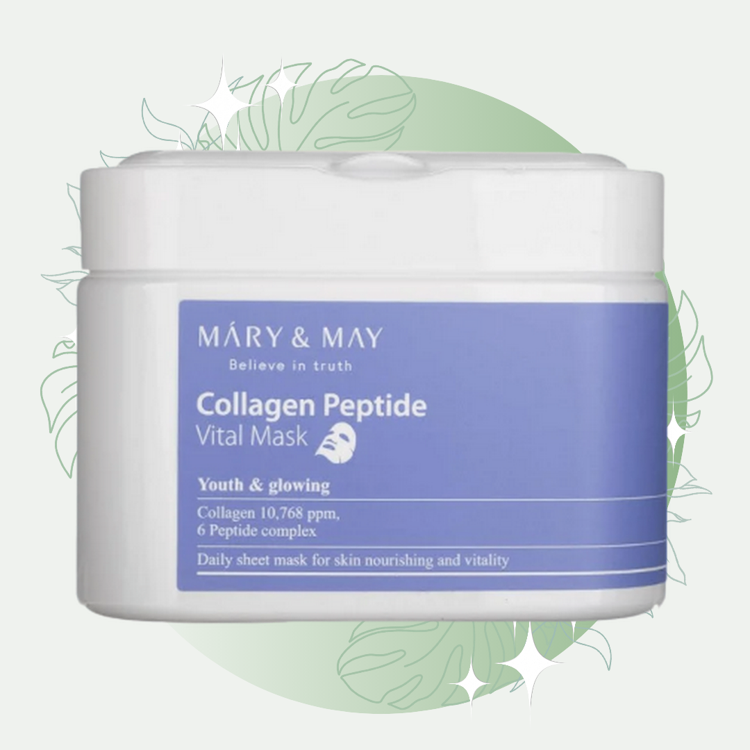 MARY&MAY Collagen Peptide Vital Mask 30pcs