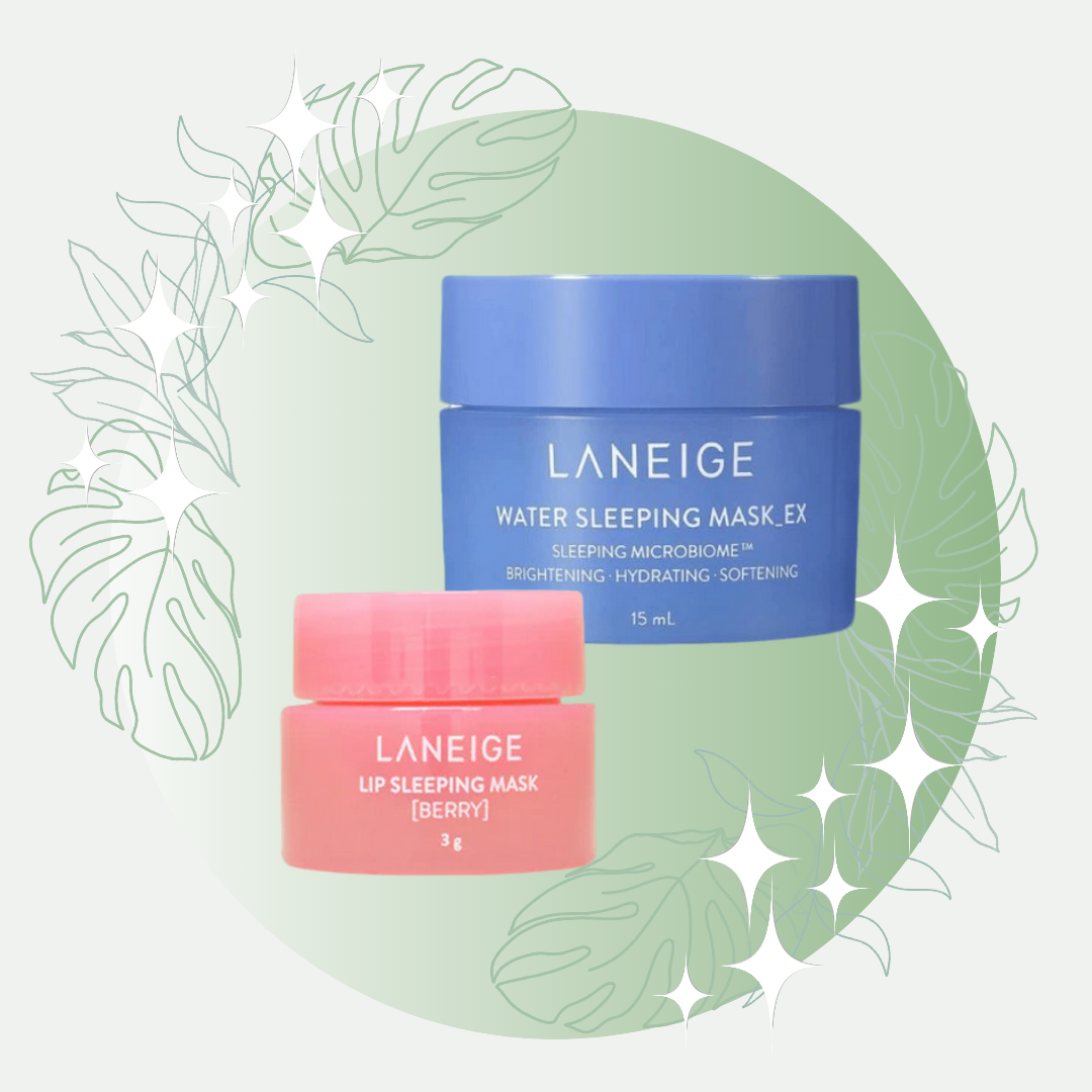 LANEIGE Water Sleeping Mask EX Mini 15ml + LANEIGE Lip Sleeping Mask Mini Berry 3g