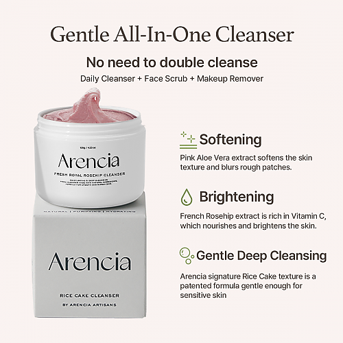 ARENCIA Fresh Royal Rosehip Cleanser 120g