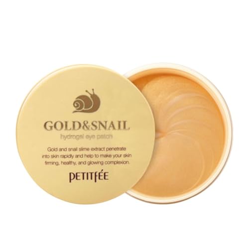 PETITFEE Gold Snail Hydrogel Eye Patch 60 count